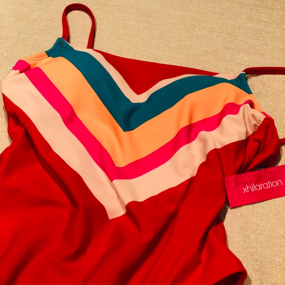 Xhilaration multicolor swimsuit M, NWT